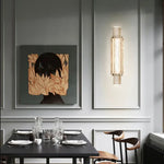 Applique Murale Cristalline Design Élégante Lumière Chambre