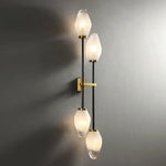 Applique Murale Cuivre Scandinave Minimaliste Chic. 4 Lumières / Blanc Chaud (2700-3500K) Chambre
