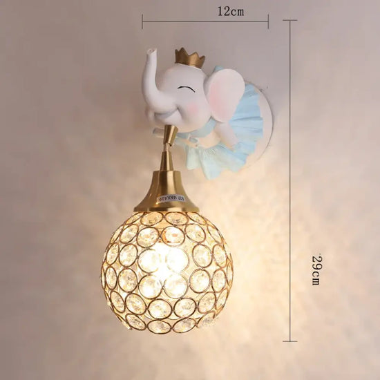 Applique Murale Design Fantastique Et Coloré D’animaux Rigolos Éléphant / 3 Température De