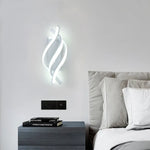 Applique Murale Design Led En Spirale Originale Élégante. Chambre