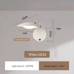 Applique Murale Élégante Design Ajustable Lecture Blanc 22Cm / 3 Températures De Couleur Chambre
