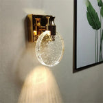 Applique Murale En Cristal Élégance Lumineuse Chambre