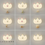 Applique Murale Enfants Animaux Rigolos Lumineux Chambre