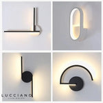 Applique Murale Épurée Design Contemporain Élégant Chambre