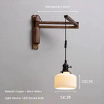 Applique Murale Extensible Cuivre Lumière Moderne Chez Soi. B – Couleur Profonde / Blanc Chaud