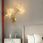 Applique Murale Fleur Romantique Luminosité Tamisée. Chambre