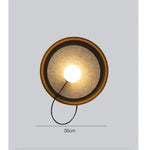 Applique Murale Intérieure Design Élégant Moderne 35Cm Noir Chaud Chambre