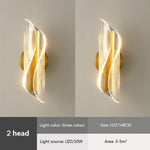 Applique Murale Led Acrylique Luxe C-3Color 1 Pièces Murale Chambre