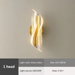Applique Murale Led Acrylique Luxe C-3Color 1 Pièces Murale Chambre