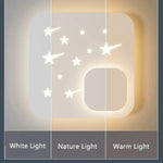 Applique Murale Led Blanche Moderne Design. Chambre