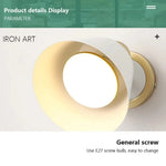 Applique Murale Led Bouton Design Moderne Chambre