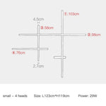 Applique Murale Led Contemporaine Épurée Chic Lumière Applique Chambre