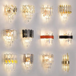 Applique Murale Led Cristalline Design Élégant Chambre