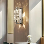 Applique Murale Led Cristalline Dimmable Élégante. Chambre