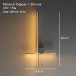 Applique Murale Led Cuivre Design Chaleureux B-Petit / 3 Températures De Couleur Applique Chambre