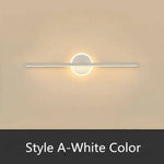 Applique Murale Led Design Doré/Blanc Blanc / A - 40Cm 10W Froide Luminaire Doré