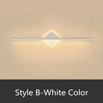 Applique Murale Led Design Doré/Blanc Blanc / B - 40Cm 10W Froide Luminaire Doré