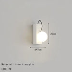 Applique Murale Led Design Élégant Contemporain Blanc / 3 Modifiable Chambre