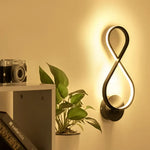 Applique Murale Led Design Élégant Contemporain Chambre