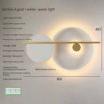 Applique Murale Led Design Élégant Salon A-Blanc / Blanc Chaud (2700-3500K) Applique Chambre