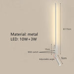 Applique Murale Led Design Épuré Contemporain A-Blanc-115Cm / 3000K Chambre