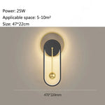 Applique Murale Led Design Minimaliste Chic G / Blanc Chaud Chambre