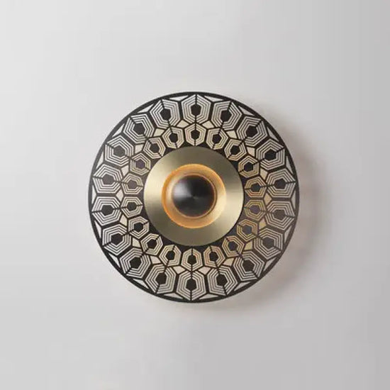 Applique Murale Led Design Minimaliste Élégante. Diamètre B 32Cm / Lumière Chaude Chambre