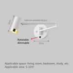 Applique Murale Led Design Pliable Modulable Ajustable Wd180-Blanc / Rotatif À Intensité Variable