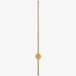 Applique Murale Led Dorée Minimaliste Élégante. Chambre