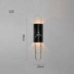 Applique Murale Led Élégante Contemporaine Minimaliste. Chambre