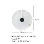 Applique Murale Led Élégante Design Contemporain. C-Noir-25Cm / Blanc Chaud (2700-3500K) Chambre