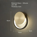 Applique Murale Led Élégante Design Contemporain. Diamètre 15Cm-A / 3 Changement De Couleur Chambre
