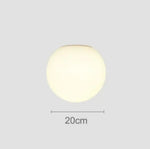 Applique Murale Led Élégante Design Épuré 20 Cm / Abat-Jour En Verre Applique Chambre