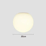 Applique Murale Led Élégante Design Épuré 30 Cm / Abat-Jour En Verre Applique Chambre