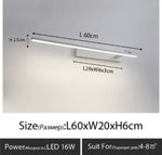 Applique Murale Led Élégante Et Design. Gauche Blanc L60Cm / Lumière Blanche Chambre