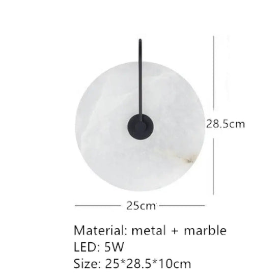 Applique Murale Led Élégante Et Minimaliste C-Noir-25Cm / Blanc Chaud (2700-3500K) Chambre