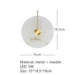 Applique Murale Led Élégante Et Minimaliste C-Or-15Cm / Blanc Chaud (2700-3500K) Chambre