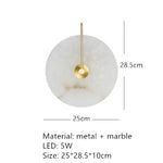 Applique Murale Led Élégante Et Minimaliste C-Or-25Cm / Blanc Chaud (2700-3500K) Chambre