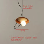 Applique Murale Led Élégante Géométrique Contemporaine. B-Orange 35Cm / White Light Chambre