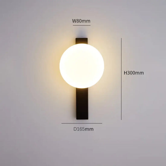 Applique Murale Led Élégante Lecture Confort Modèle C Noir / Lumière Tricolore Chambre
