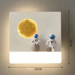 Applique Murale Led Enfant Carré / Blanc Murale Enfant