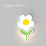 Applique Murale Led Fleur Design Colorée Enfants Chambre