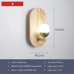 Applique Murale Led Minimaliste Scandinave Élégante Un / Blanc Chaud (2700-3500K) Chambre