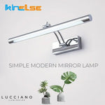 Applique Murale Led Moderne Design Élégant Inox Chambre