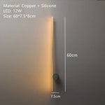 Applique Murale Led Moderne Élégante Et Design. C-60Cm / Lumière Chaude Chambre