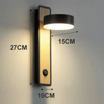 Applique Murale Led Nordique Design Moderne Élégante B Noir / Blanc Chaud (2700-3500K) Chambre