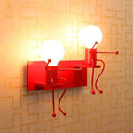 Applique Murale Led Originale Chambre Enfant. Rouge 2