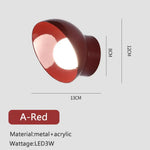 Applique Murale Led Originale Et Lumineuse. A Rouge Chambre