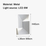 Applique Murale Led Originale Ombre Lumineuse Design Chambre