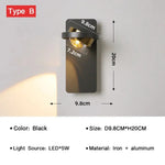 Applique Murale Led Pivotante Design Élégante. Chambre